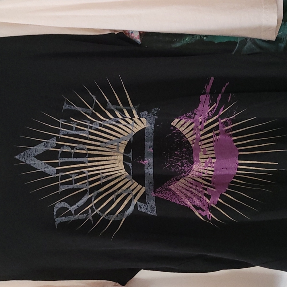 One Teaspoon Rebel Glam Raglan Top - Picture 2 of 7